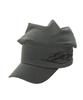 Gillaakaibeu Script Logo Strap Soft Cap_Charcoal