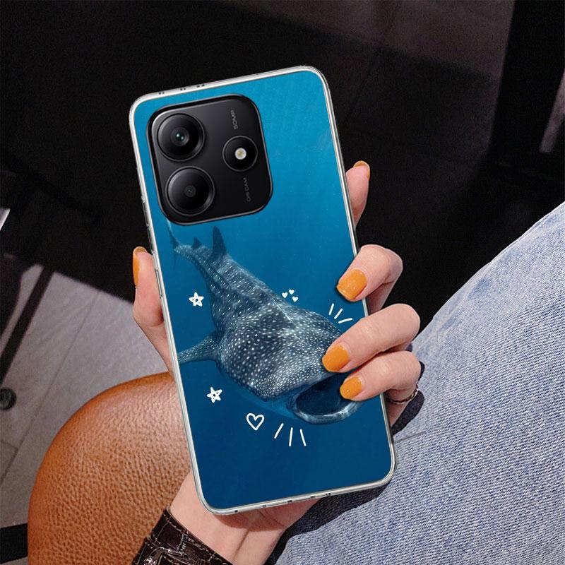 Ocean Whale Shark Phnoe Case for Phnoe Case for Xiaomi Redmi Note 15 14 14S 13 Pro Plus 12 12S 11S 11E 10S 10 11T 5G Unique Cove