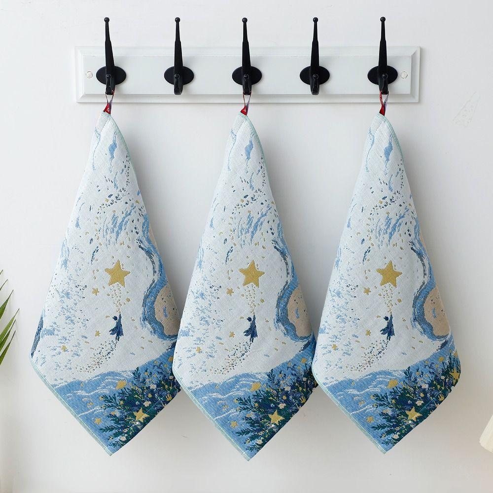 4 Layer Cotton Gauze Kitchen Towel Quick Dry Pure Cotton Dish Cloth Cute Tea Towel Home Restaurant