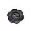 50PCS Round Clothing Button Flower Shaped Sewing Button Overcoat Wood Buttons  Clothing Sewing