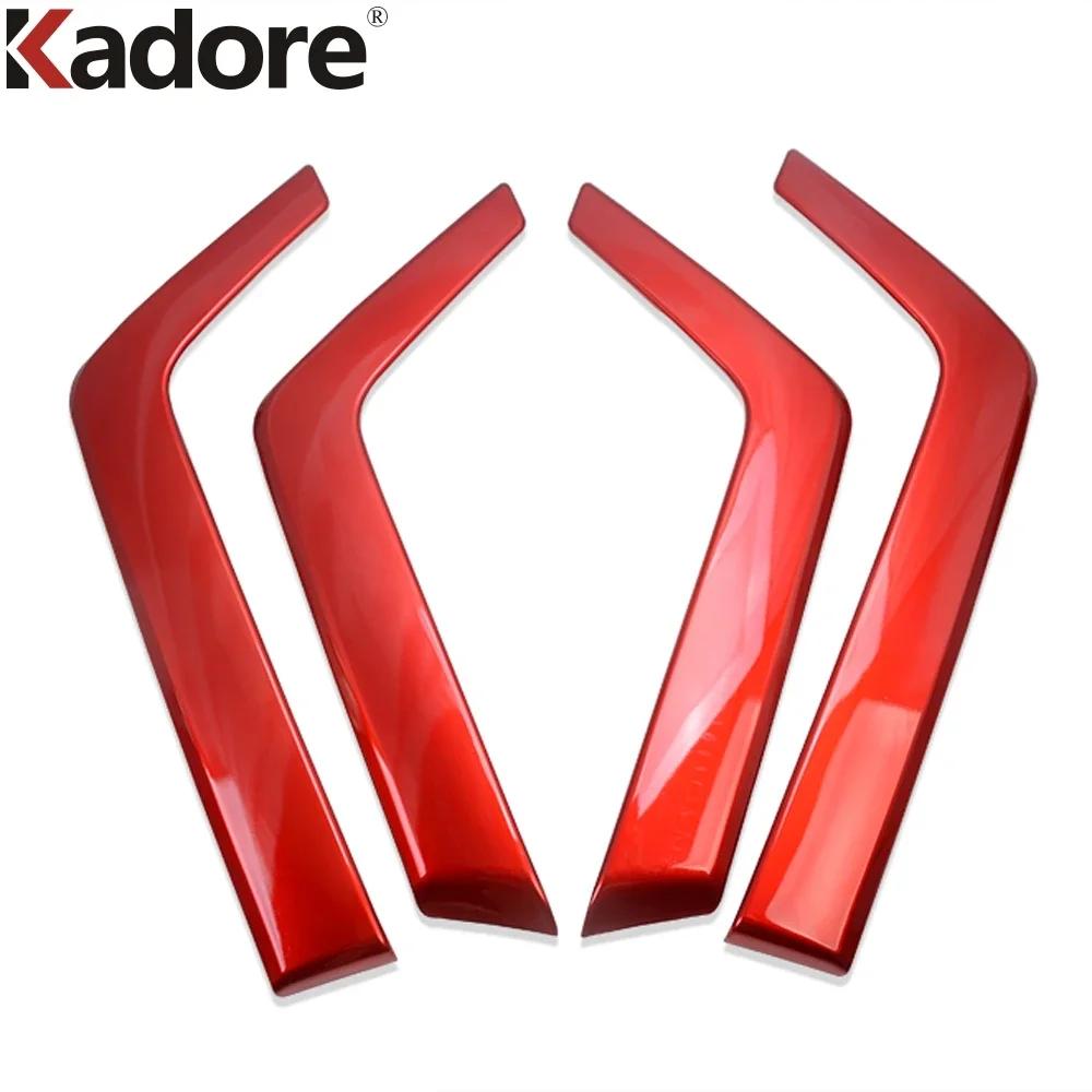 For Toyota RAV4 RAV 4 2024 Wood Grain Car Inner Door Armrest Panel Cover Trim Interior Accessories