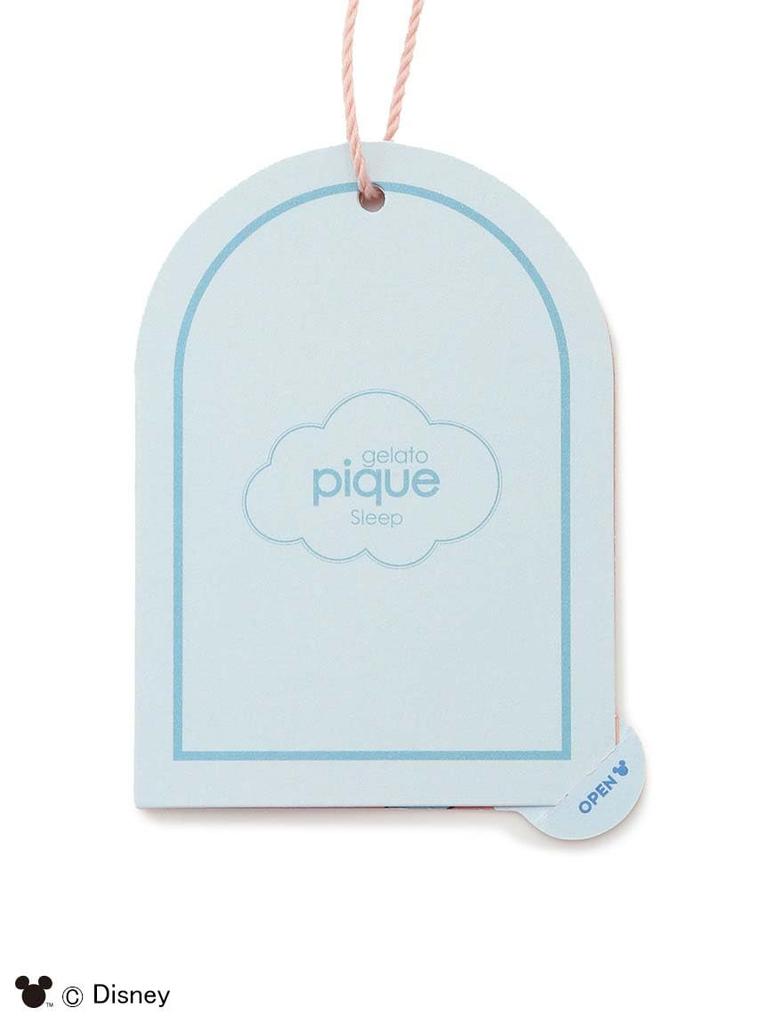 Gelato Pique Sleep Print Set PSGG252813 BLU S Mickey/Minnie 2-Piece (Single) Women's