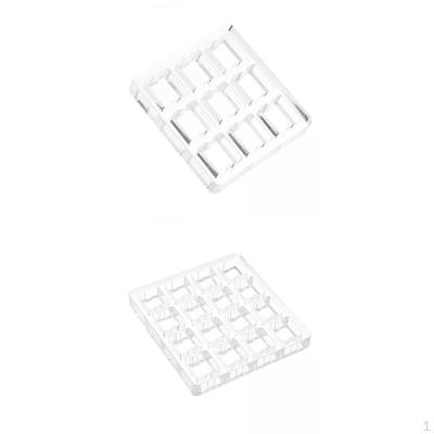 2 Pieces Transparent Switch Base Acrylic Plate for