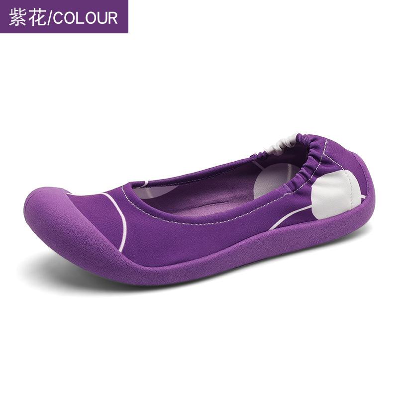 XIHAHA Woman Shoes Ballet Shoes for Girls Cloth Soft Sole Be Non-slip Standard Yoga Fitness Women's Soft Dance Shoe Sneaker