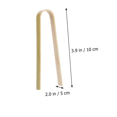 OUNONA 16pcs Bamboo Food Clips, Bamboo Tongs, Small Bamboo Cooking Tongs, Kitchen Supplies, Bamboo Serving Tongs, Bamboo Salad Tongs, Bamboo Kitchen T