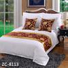 New Bed Tail Flag Decorative Cloth Home Textile Bedding Embroidered Long Strip Bed Cover Table Flag Universal in Multiple Colors