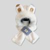 Ear Protection Winter Beanie Winter Fluffy Hat Leisure Bib Scarf Hat  Cycling