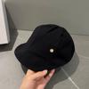 Retro versatile Japanese literary and artistic cotton and linen forward hat beret children spring and autumn thin breathable newsboy hat painter hat