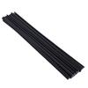 50 Pcs Plastic Welding Rod 20cm Dual Strand Round Welding Rods for Plastic Car Bumpers Kayaks Household Items Black