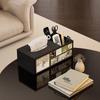 FAJIENUO Luxury Vintage Leather Tissue Box