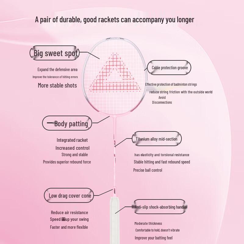 

Peak VT-160 Titanium Badminton Racket