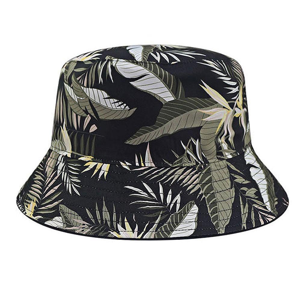 

Cotton Beach Bucket Hat Big Head Basin Cap Retro Men Fisherman Hat Women Man чорний