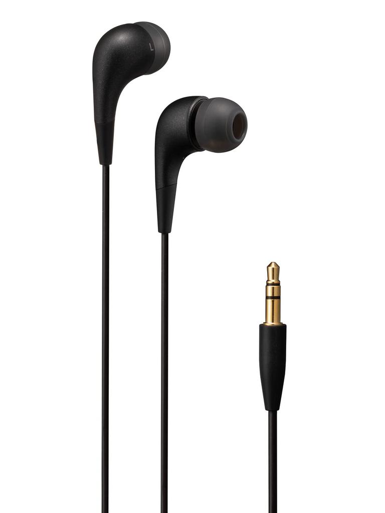 אוזניות JVC Kenwood HA-FX6-B חוטיות In-Ear, קלות משקל, קומפקטיות, שחור