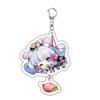 Game Keychains Acrylic Figure School Bag Keychian Holder Key Ring For Children Girl Men Accessories