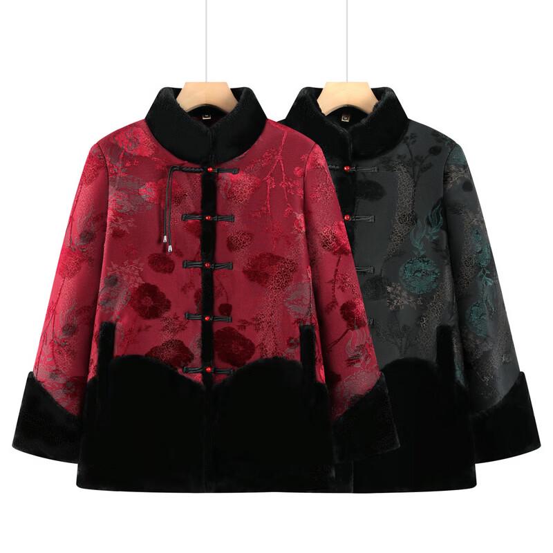 Women's New Chinese Style Winter Quilted Thermal Jacket