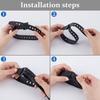 Belt Buckle Rubber Tension Strap Reusable Adjustable Cargo Tie-Down Strap 35/45/55cm Quick Release Tool Multifunctional Strap