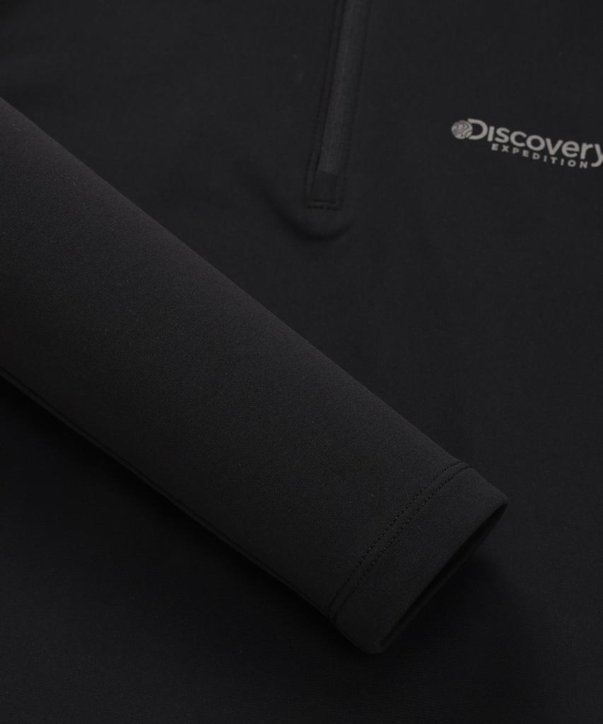 DISCOVERY EXPEDITION Women'S Chest Pocket Half-Neck Turtleneck Zt (Functional Poly) (Black)