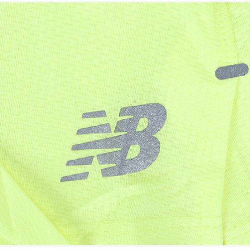 New Balance Women S Ice 2.0 Short Sleeve Tee  Nbne836622 Yellow   Yellow