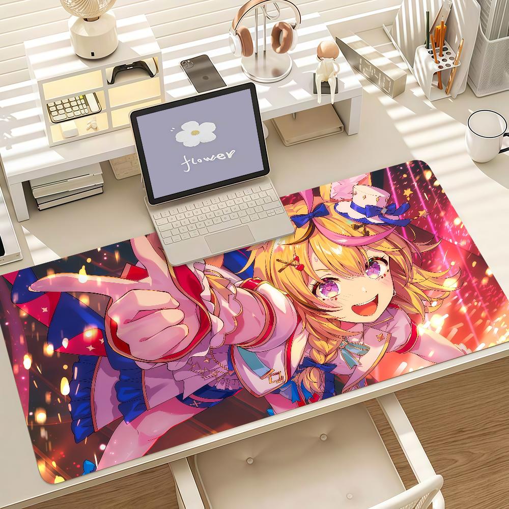 Virtual Idols O-Omaru P-Polka Mouse Pad Anti Slip Rubber Edge Locked Thickened Laptop Gaming Desk Mat