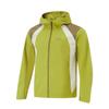 Li Ning Comfortable Warm Color Block Zip Up Hooded Sports Windbreaker Men Outerwear Green AFDUC39-1