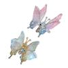 Flying Butterfly Hair Clip for Girls 3D Moving Wing Hairpins Rhinestones Barrettes Hair Styling Accessories for Women