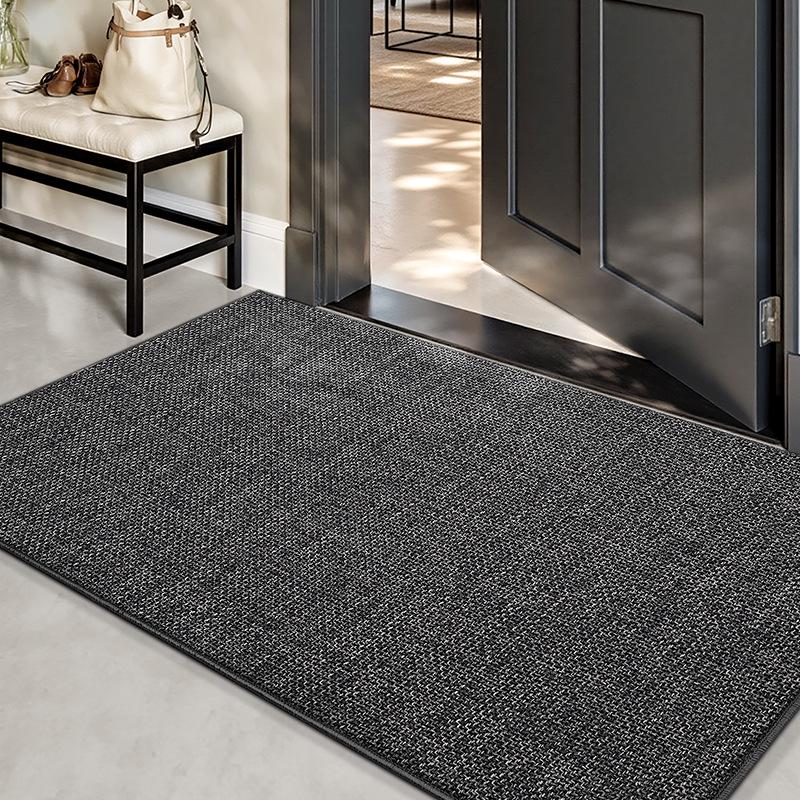 Elegant Non-Slip Outdoor Entryway Mat: Dirt-Resistant & Water-Absorbent