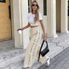 Women's Wide Leg Pants Mutil Corlors