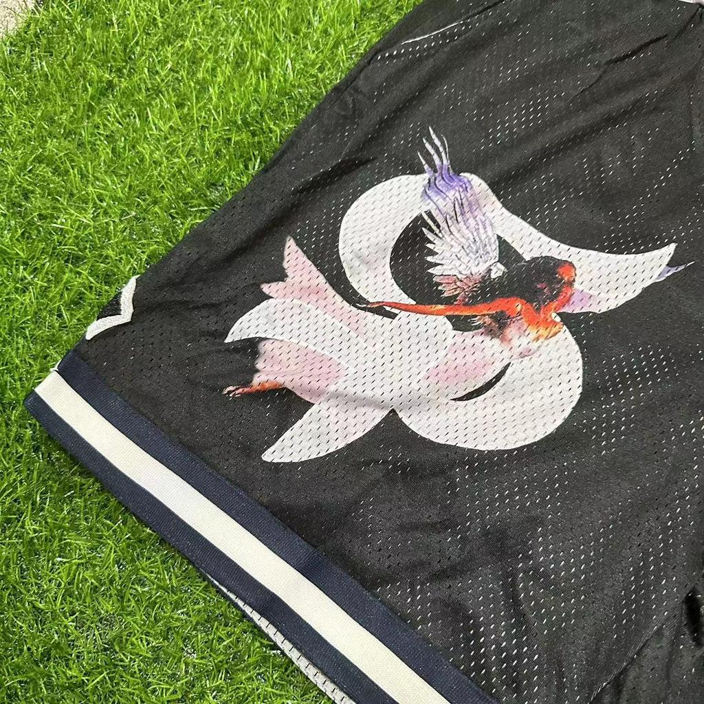 Unisex Trendy Quick-Dry Digital Print Basketball Shorts - American & European High Street Style
