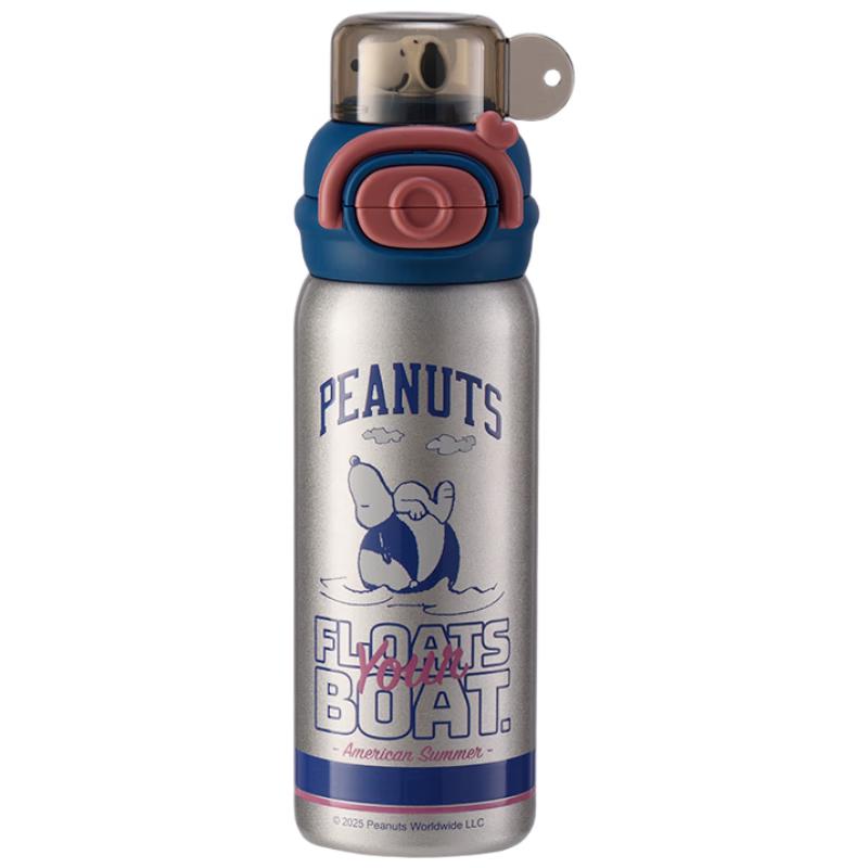 Snoopy Kids 316 Stainless Steel Thermal Straw Bottle