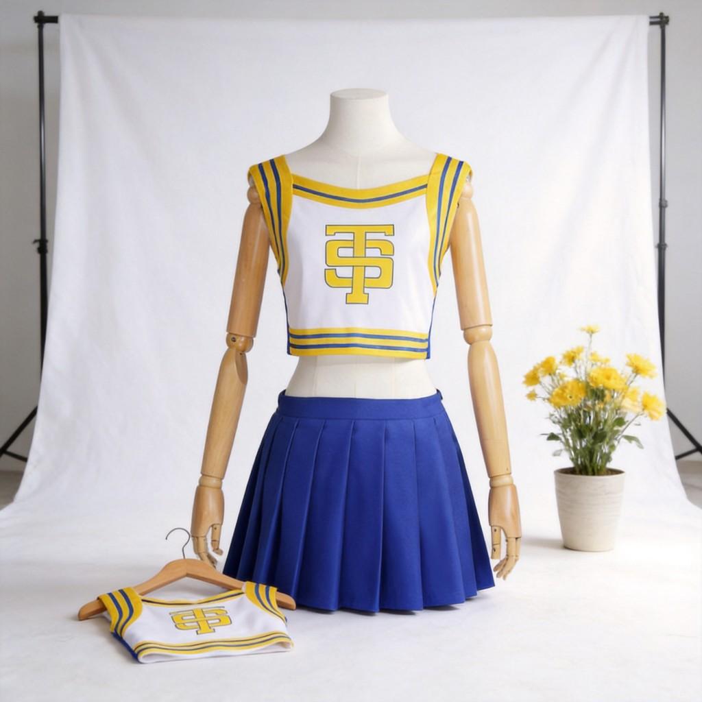 Taylor Swift Cheerleader Cosplay Costume For Anime And Gaming Events With Polyester Fabric
