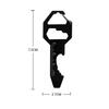 Portable Stainless Steel Keychain Bottle Opener - Outdoor Multifunctional Gift with Laser Engraving