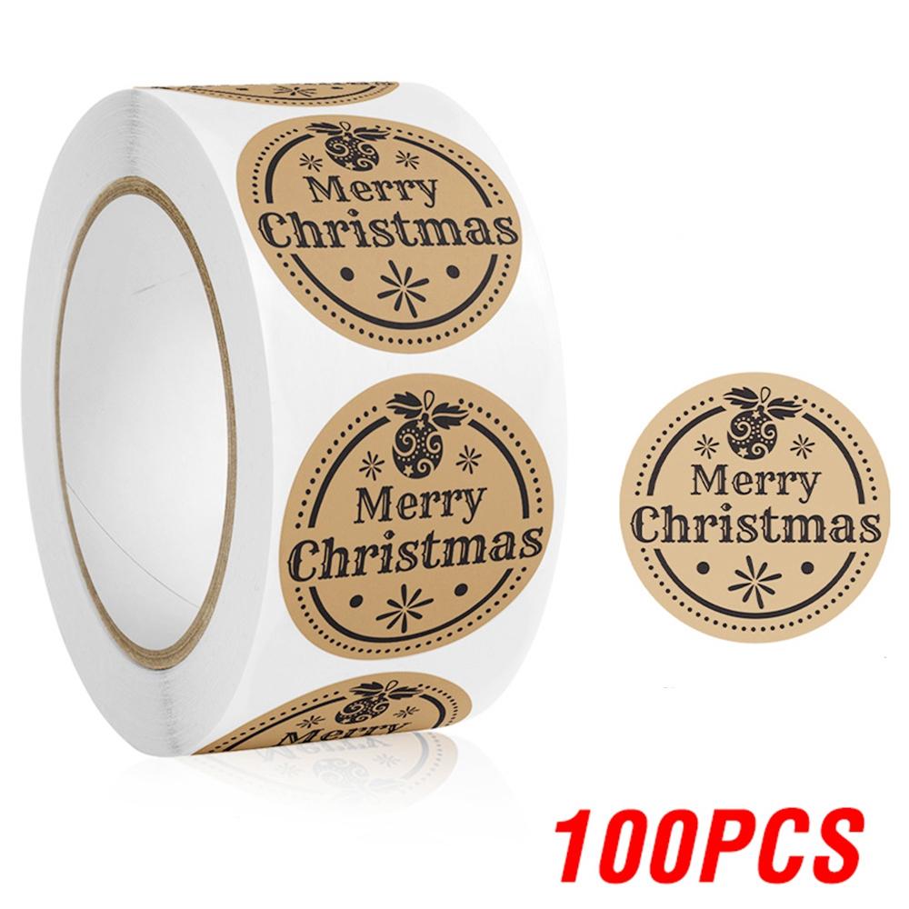100-500Pcs High-Quality Merry High-Quality Christmas High-Quality Santa High-Quality Claus High-Quality Labels High-Quality Stickers High-Quality