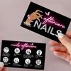 10/50 ks Nails Vizitka Lis na hřebík Věrnostní papír Card Board Hřebík Sleva Card Board Nails Příslušenství Nástroje