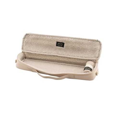 Pearl Flute X Legato Largo Collaboration Quilted Flute Case Cover Vol. 3 for C and H Foot Joints, Ivory, LL-FLCH2#IV