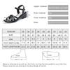 Fashion AIYUQI Women's Sandals Wedge Large Size 41 42 43 Summer New Non-slip Women's Roman Sandals Fish Mouth Mother Sandals Ladies