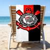 Sport Club Football Crest Printed Beach Towel, Super Soft Microfiber, Perfect Gift Birthday, for Pool, Beach, Travel, for family and friends