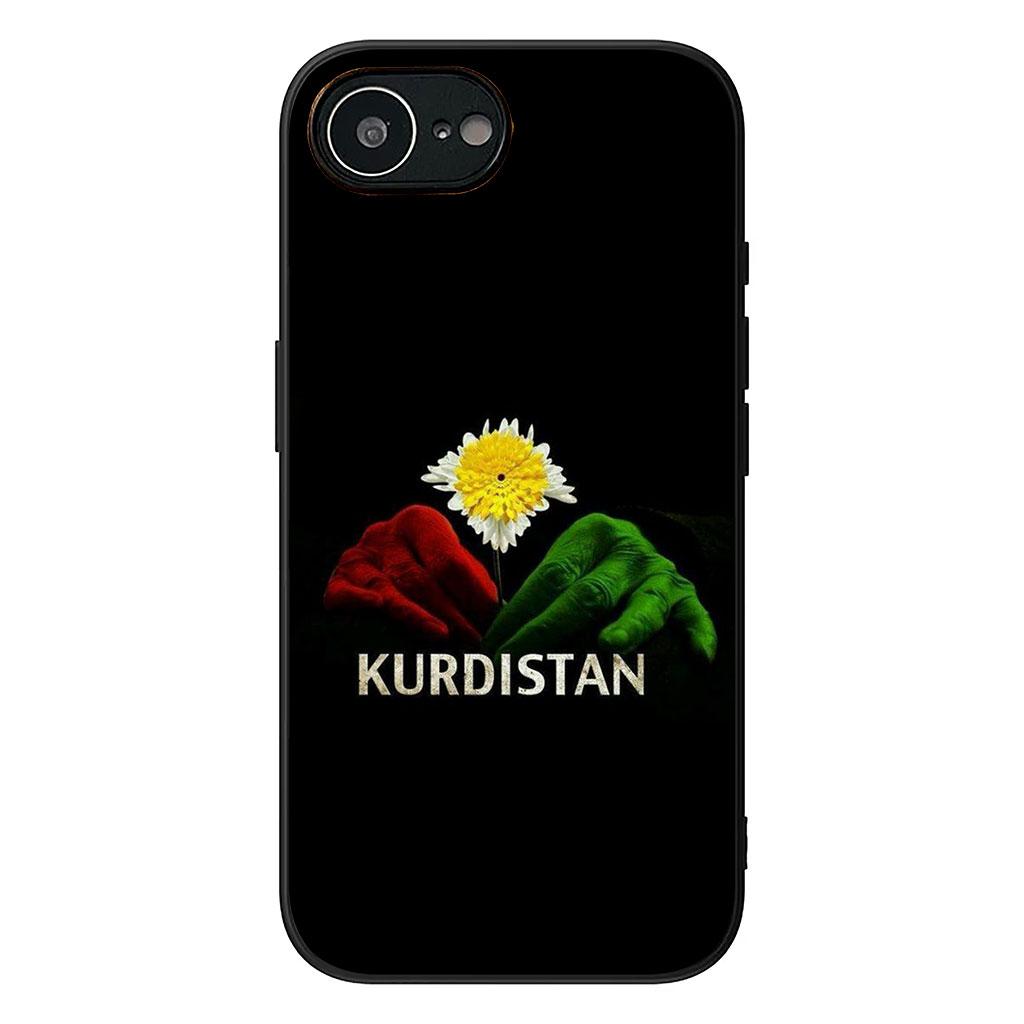 Cover for Apple iPhone 16 15 14 Plus 13 12 Mini 17 Pro Max + ProMax 16E Air Casing Phone Case Kurdistan Flag