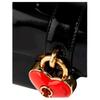 Moschino Heart Button Trapezoidal Design Calfskin Shoulder Crossbody Tote Bag Women handbags Black AEF2312A754280170555