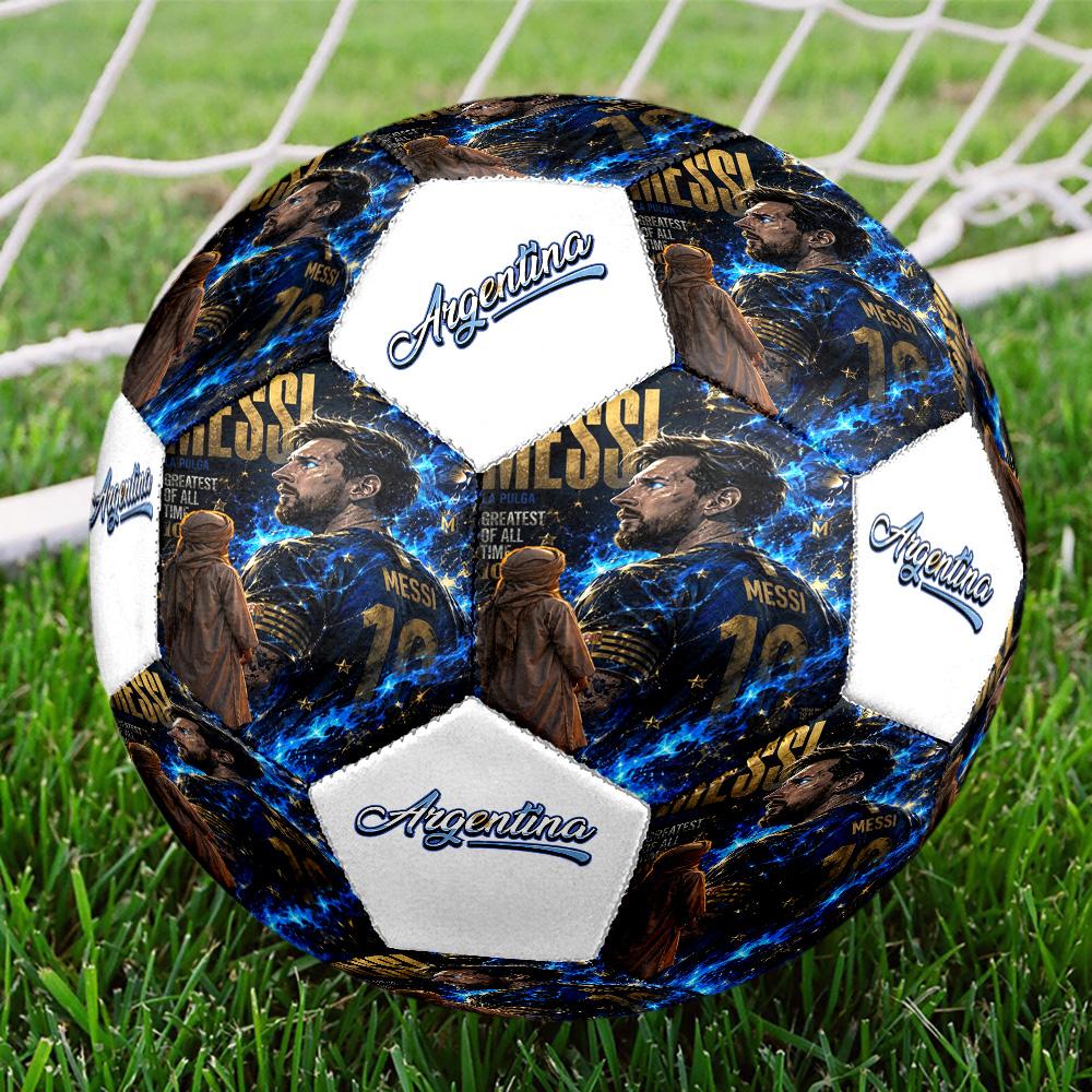Messi 10 Number Football Size 5 Soccer Football Machine Sewn Indooroutdoor Training And Matches Unique Gift For Soccer Lovers Perfect Birthday Christm