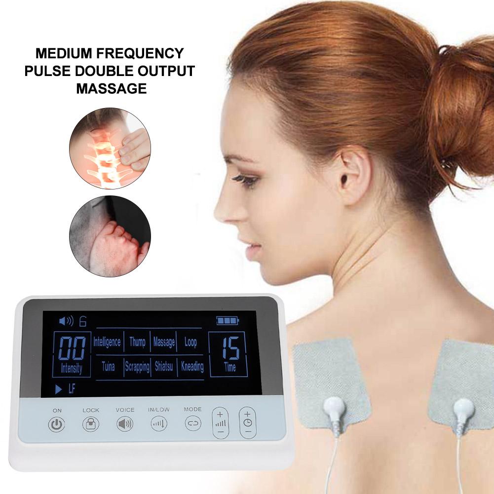 Multi Functional Muscle Stimulator Digital Therapy Massager Cervical Vertebra Massager