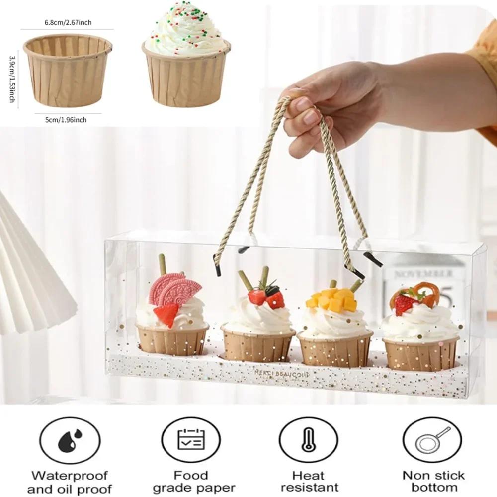 100/300PCS Paper Cupcake Mould DIY Muffin Cup Wrapper Baking Boxes Wrappers Cases Decorating Tools Kitchen Cake Accessories