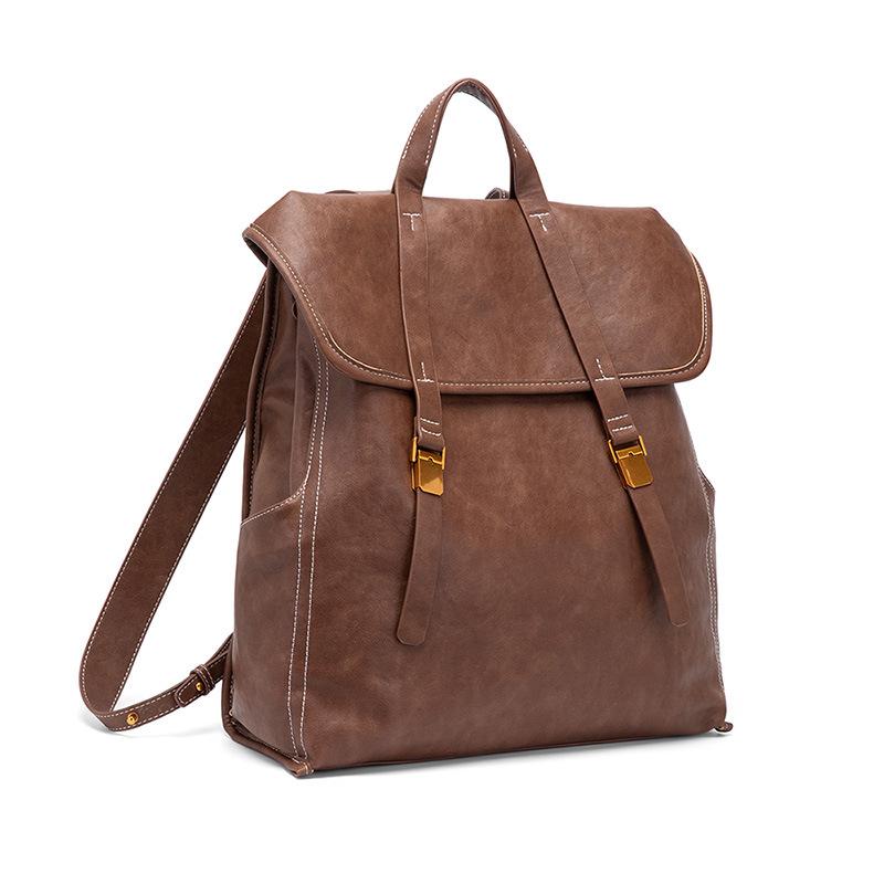 Korean New Backpack Series Casual Daily College Style Bag Retro Travel Commuter Men and Women's Universal Backpack