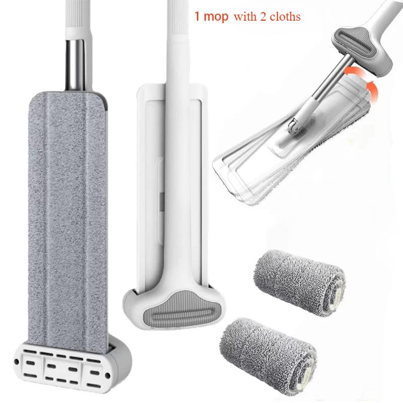 

Lamgool Squeeze Mop Magic Flat Hands Free Washing Ленивые швабры для уборки пола в доме Бытовые чистящие средства со сменными насадками