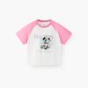 MQD Girls' Summer Letter Print Short-Sleeve T-shirt