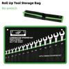 14 Pockets Roll Up Wrench Tool Storage Bag Portable Tool Organizer Pouch Durable Canvas Hand Tool Carrier Storage Bag for Garage