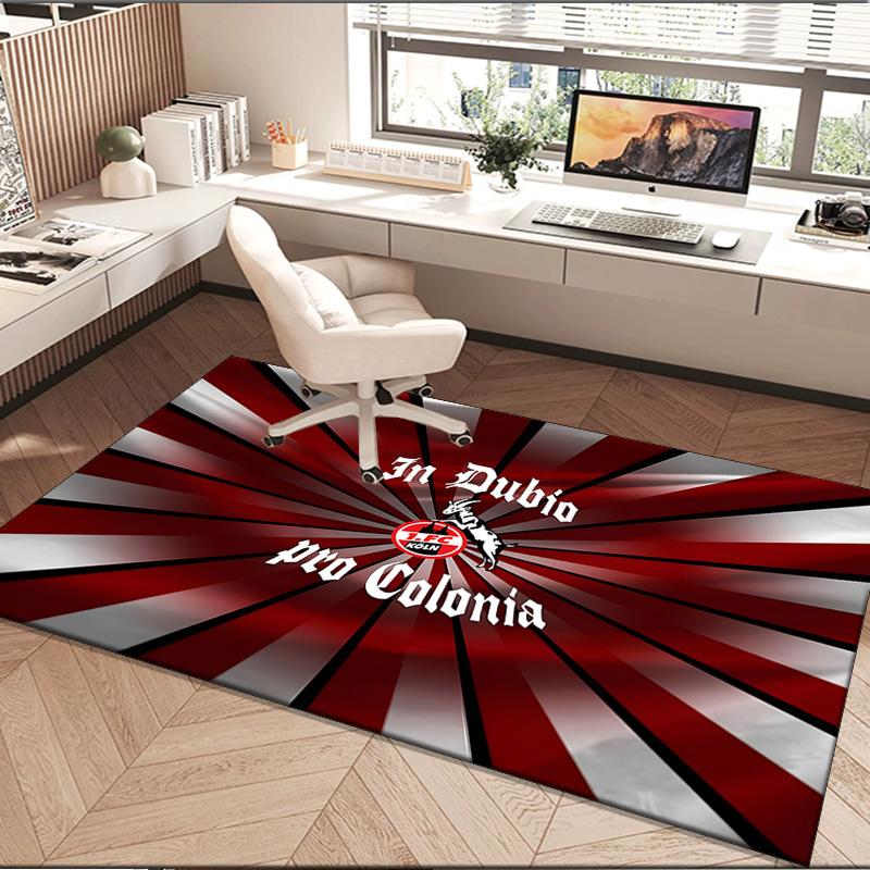 1PC rug Koln Goat Logo Carpet, Chair Rug,Area Rug for Office Bedroom living rooms bedroom, Doormat decor Christmas fan gifts