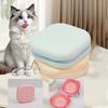 Collapsible Dog Water Food Bowl Integrated Type Cat Double Bowl Pet Outdoor Drinking Bowl  Travel