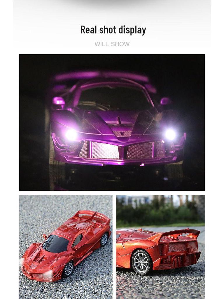 Rechargeable Pink Princess Remote Control Drifting Sports Car Toy