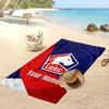 LOSC Lille Personalized Printed Beach Towel Soccer Logo Support Custom Name Text Absorbent Towel For Sport Travel Special Gift