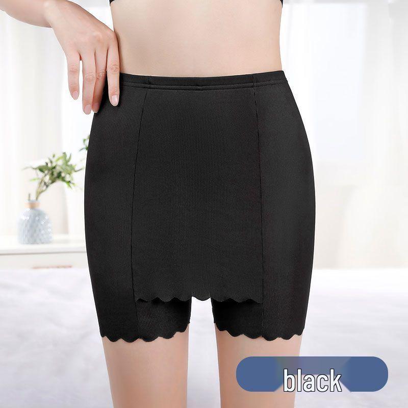 Eisseide Damen Doppel-Lagen Nahtlose Anti-Expositions Sicherheits-Shorts